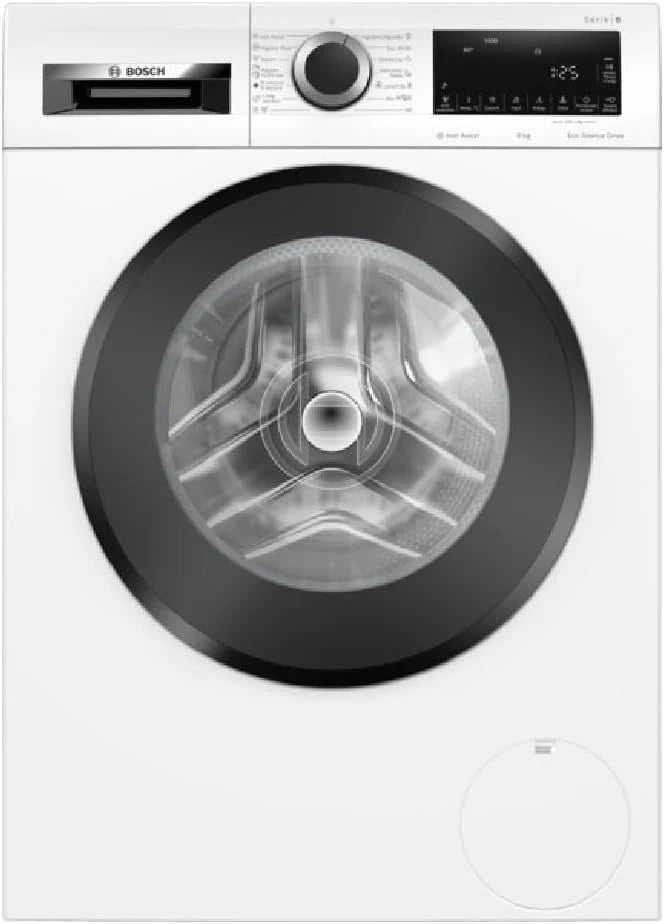 Bosch Wasmachine, vrije montage, 9 kg, serie 6, EcoSilence, wit, WGG244Z0ES(Wit/Sin HomeConnect/Introductie 2024)
