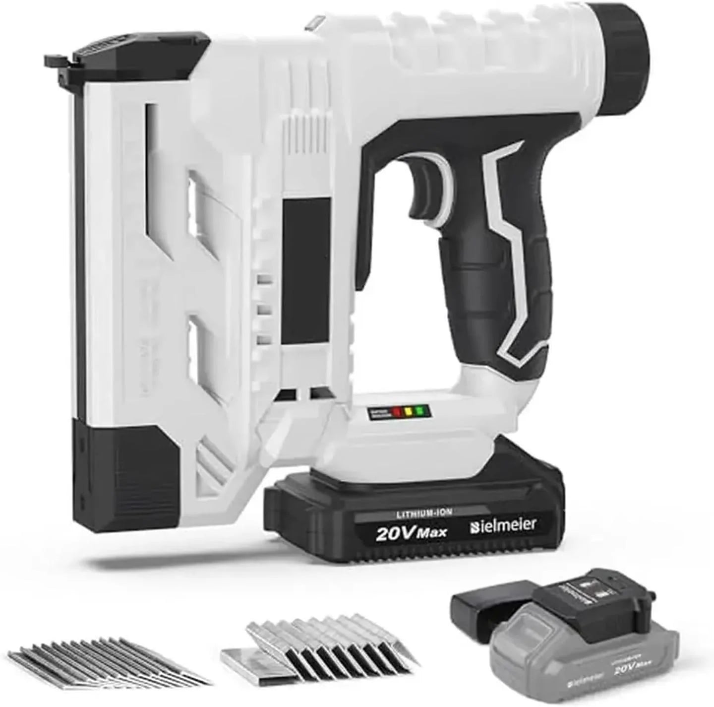 20V Draadloze Elektrische Nietpistool Kit 18 Gauge Brad Tacker Lithium-Ion Batterij Aangedreven Nietmachine/Lucht schiethamer Kit