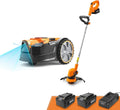 LawnMaster VBRM16 OcuMow™ Robotmaaier, geschikt voor zelfrijdende grasmaaiers tot 100 m² met MX 24 V 4,0 Ah lithium-ion accu zonder kabel(Tondeuses robot 250㎡)