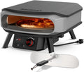 Cozze® Elektrische pizzaoven, 17 inch, hoogwaardige elektrische pizzaoven met draaisteen, regelaar en 2 m, 230 V stopcontact, perfect voor knapperige pizza's