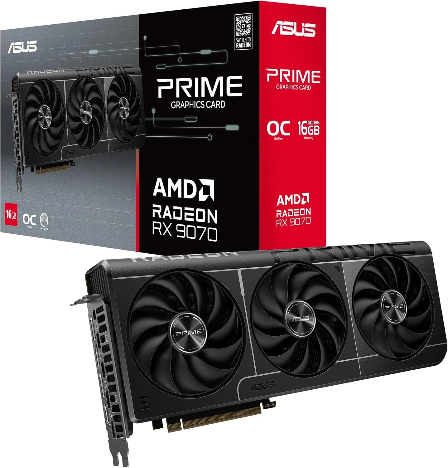 ASUS VGA RX9070 16 GB Prime-O16G