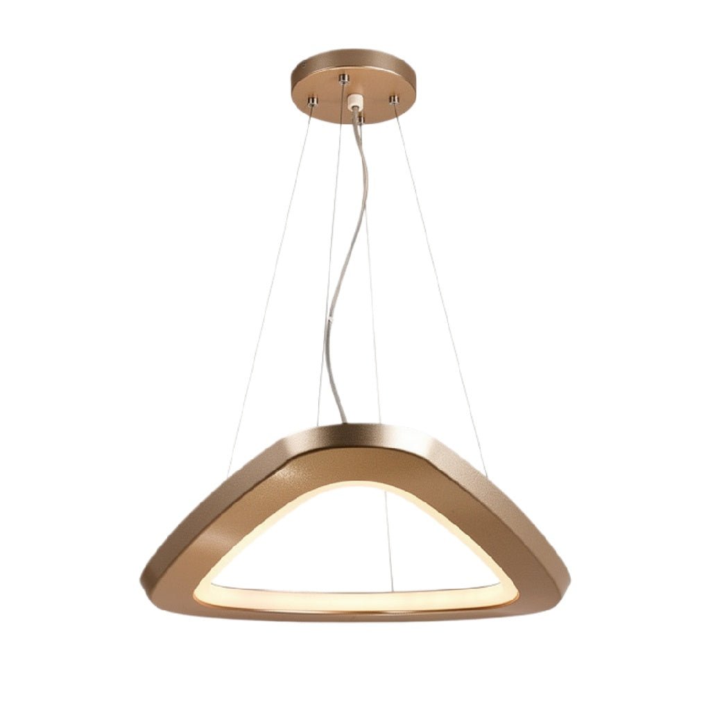 Moderne Hanglamp in Triangulaire Vorm met Warm Wit Licht