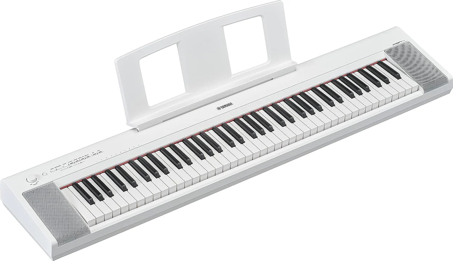 Yamaha NP-35 Piaggero digitaal keyboard in zwart- Lichtgewicht en draagbaar keyboard met 76 aanslaggevoelige softtouch-toetsen en 15 klankkleuren(NP35/Wit)