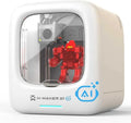 AI-Aangedreven X-MAKER JOY 3D-Printer Voor Kinderen, Volledig Gemonteerde Mini 3D-Printer Met Snelheid Tot 400 Mm/s, Automatisch Nivelleren, 8000+ Modellen  16+ Modules，Kerstcadeau