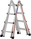 Hymer Telescoopladder TELESTEP 4x4 (14 sporten, aanleladder, staande ladder, in hoogte verstelbaar 25 cm stappen) 804216