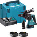 Makita DHR243RTJ Accu-combihamer voor SDS-Plus 18 V, 5,0 Ah in Makpac, Inclusief 2 Accu's en Oplader(Oplader in Makpac/Single/mit 2x Akku 4,0 Ah)