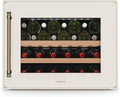 Klarstein Vinsider Victoria 36 wijnkoelkast – 36 flessen, 2 zones, 5-22 °C, touch-bediening, led, uv-bescherming, inbouw, zwart(1 Zone / 28 Flaschen/Crème)
