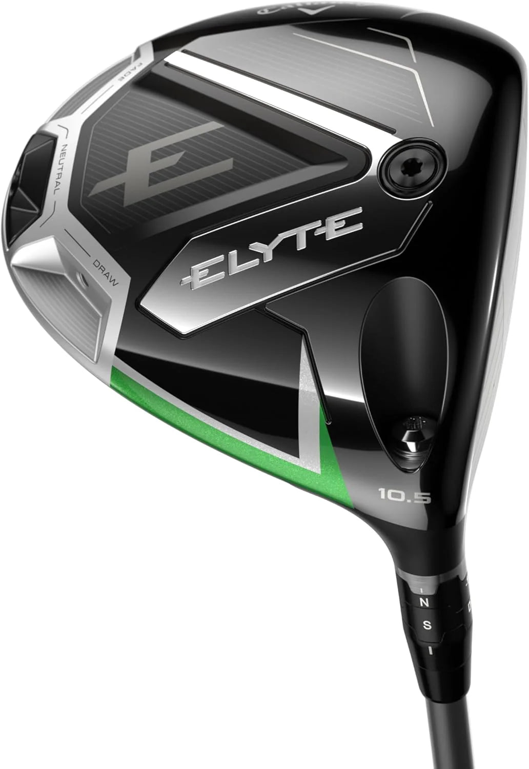 Callaway Golf Elyte Driver (10,5 graden, normaal, Denali houtskool 50 gram, rechts)
