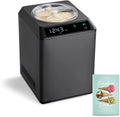 SPRINGLANE IJsmachine  Yoghurtmaker Erika 2,5 L met self-koelcompressor 250w, roestvrij staal met koeling en verwarming functie, incl. Receptenboekje(Sorbetière 2.5 L)