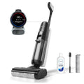 Tineco Slimme nat- en droogzuiger Floor One S5 Combo Power Kit snoerloze bodemreiniger, dierenharen, harde vloeren, kantoor, multifunctioneel, ultralicht, led-display, wifi, app(Floor One S5)