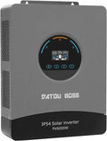 DATOUBOSS 6200w Hybride Omvormer 48v Zuivere Sinus, Hybride Zonne Omvormer 48v, 48v DC naar 220v/230v AC met 120A MPPT Solar Charge Controller, Ondersteuning van Batterijloze Werking