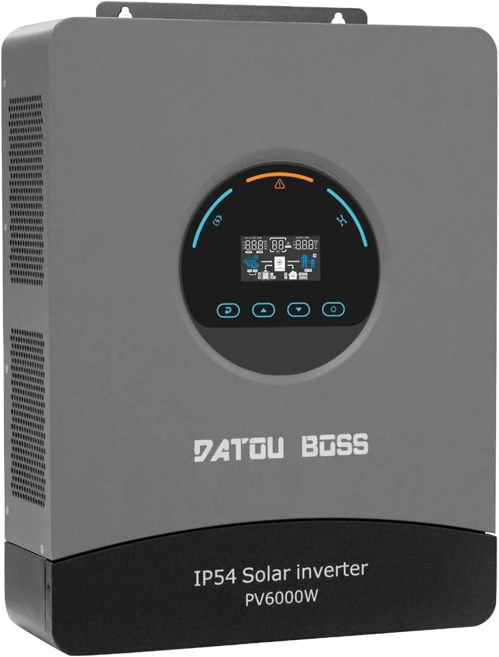 DATOUBOSS 6200w Hybride Omvormer 48v Zuivere Sinus, Hybride Zonne Omvormer 48v, 48v DC naar 220v/230v AC met 120A MPPT Solar Charge Controller, Ondersteuning van Batterijloze Werking