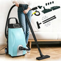 Handheld stoomreiniger, gebruik stoomreiniger, robuuste draagbare stoomreiniger met 3,5 liter tank en 6 accessoires, ideaal voor het reinigen van huis, keuken, auto, bekleding, tegels, voegen en