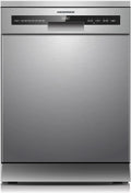 Vaatwasser 45 cm Slim Vrijstaand – 10 Couverts, 7 Programma's, Energieklasse D, LED Display, Auto Deuropening, 47 dB Stille Werking – Antraciet(14 couverts/Wit)