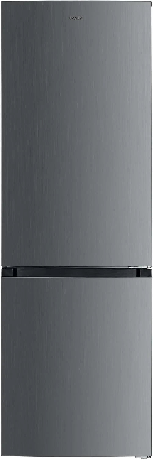 Candy Combined CCH2T618EXBF Koelkast, inhoud 293 l, Total No Frost, keukenlade, elektronische temperatuurregeling, 60 x 186 cm, ledverlichting, omkeerbare deur, 39 dB, roestvrij staal