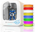 AI 3D PRINTER, 3D PRINTER MET 8-PACK PLA FILAMENT, AI ONTWERPAPP, GROOT SPEELGOEDLIBRIJK, SNELHEID TOT 400 MM/S, MET 16+ MINI 3D ONTWERPMODULES, APP-CONTROL, X-MAKER JOY AI+