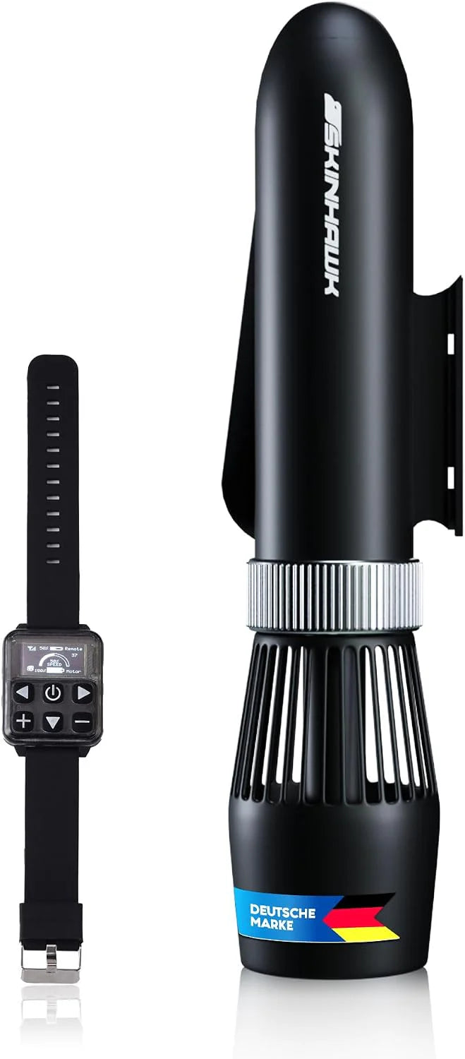 Skinhawk | Elektrische powermotor voor SUP en KAJAK | E-vin | 700 watt aandrijfvermogen | hoge snelheid tot 11 km/u