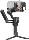 DJI RS 4, 3-assige gimbalstabilisator voor DSLR en spiegelloze camera's Canon/Sony/Panasonic/Nikon/Fujifilm, native verticale opnamen (2e generatie), joystick met 2 modi, Teflon-asarmen, cameragimbal(RS4 Combo)