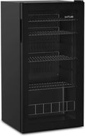°CUBES Drankkoelkast BAR 90L, koelkast met glazen deur, met 4 planken