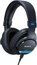 Sony MDR-M1 - Gesloten Studio Koptelefoon - Bedraad, Ultra-Wideband Weergave (5Hz-80kHz), Ideaal voor Studio Opname; Mixing, Lichtgewicht Ontwerp (216g), Inclusief 2 Afneembare Kabels, Zwart